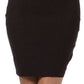 Sakkas Petite Stretch Short Pencil Skirt with Skinny Belt