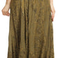 Sakkas Debora Full Length Embroidered Maxi Skirt with Adjustable Waist