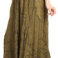 Sakkas Debora Full Length Embroidered Maxi Skirt with Adjustable Waist