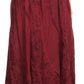 Sakkas Debora Full Length Embroidered Maxi Skirt with Adjustable Waist