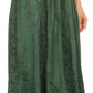 Sakkas Debora Full Length Embroidered Maxi Skirt with Adjustable Waist