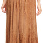 Sakkas Debora Full Length Embroidered Maxi Skirt with Adjustable Waist