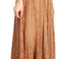 Sakkas Debora Full Length Embroidered Maxi Skirt with Adjustable Waist