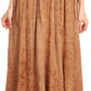 Sakkas Debora Full Length Embroidered Maxi Skirt with Adjustable Waist