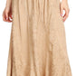 Sakkas Debora Full Length Embroidered Maxi Skirt with Adjustable Waist