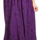 Sakkas Debora Full Length Embroidered Maxi Skirt with Adjustable Waist