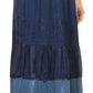 Sakkas Tania Long Bohemian Embroidered Maxi Skirt with Adjustable Waist