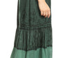 Sakkas Tania Long Bohemian Embroidered Maxi Skirt with Adjustable Waist