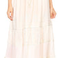 Sakkas Tania Long Bohemian Embroidered Maxi Skirt with Adjustable Waist