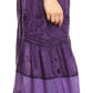 Sakkas Tania Long Bohemian Embroidered Maxi Skirt with Adjustable Waist