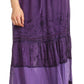 Sakkas Tania Long Bohemian Embroidered Maxi Skirt with Adjustable Waist