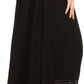 Sakkas Harley Bohemian Embroidered Ethnic Maxi Skirt Adjustable Waist Ruffle Trim