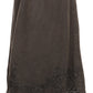 Sakkas Harley Bohemian Embroidered Ethnic Maxi Skirt Adjustable Waist Ruffle Trim