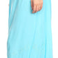 Sakkas Harley Bohemian Embroidered Ethnic Maxi Skirt Adjustable Waist Ruffle Trim