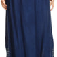 Sakkas Harley Bohemian Embroidered Ethnic Maxi Skirt Adjustable Waist Ruffle Trim