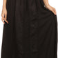 Sakkas Indra Thin Lightweight Summer Bohemian Skirt With Detailed Lace Embroidery