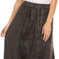 Sakkas Indra Thin Lightweight Summer Bohemian Skirt With Detailed Lace Embroidery