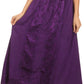 Sakkas Indra Thin Lightweight Summer Bohemian Skirt With Detailed Lace Embroidery