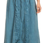 Sakkas Indra Thin Lightweight Summer Bohemian Skirt With Detailed Lace Embroidery