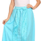 Sakkas Indra Thin Lightweight Summer Bohemian Skirt With Detailed Lace Embroidery