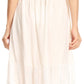 Sakkas Beyza  Casual Peasant Mid Skirt with Elastic Waist Embroidery and Eyelet
