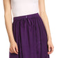 Sakkas Lucia Handkerchief Ruffled mid Length Casual Skirt with Embroidery