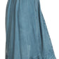Sakkas Lucia Handkerchief Ruffled mid Length Casual Skirt with Embroidery
