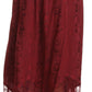 Sakkas Emma Adjustable Handkerchief  Eyelet Hem Casual Skirt with  Embroidery