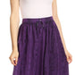 Sakkas Emma Adjustable Handkerchief  Eyelet Hem Casual Skirt with  Embroidery