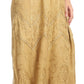Sakkas Evelyn Womens Stonewashed Maxi Ruffle Skirt with Elastic Waist & Embroidery