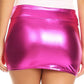 Sakkas Kaie Women's Shiny Metallic Liquid Wet Look Mini Skirt