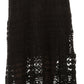 Sakkas Leo Long Tall Lined Embroidered Bohemian High Or Low Waist Foldover Skirt