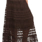 Sakkas Leo Long Tall Lined Embroidered Bohemian High Or Low Waist Foldover Skirt