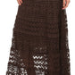 Sakkas Leo Long Tall Lined Embroidered Bohemian High Or Low Waist Foldover Skirt