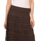 Sakkas Leo Long Tall Lined Embroidered Bohemian High Or Low Waist Foldover Skirt