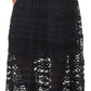 Sakkas Leo Long Tall Lined Embroidered Bohemian High Or Low Waist Foldover Skirt