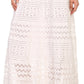 Sakkas Leo Long Tall Lined Embroidered Bohemian High Or Low Waist Foldover Skirt