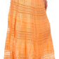 Sakkas March Bohemian Lace Embroidered Skirt With Lining And Foldover Waist