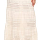 Sakkas March Bohemian Lace Embroidered Skirt With Lining And Foldover Waist
