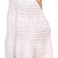 Sakkas March Bohemian Lace Embroidered Skirt With Lining And Foldover Waist