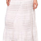 Sakkas March Bohemian Lace Embroidered Skirt With Lining And Foldover Waist