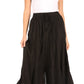 Sakkas Olivia Womens Maxi Bohemian Gypsy Long Skirt With Elastic Waist and Lace