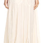 Sakkas Olivia Womens Maxi Bohemian Gypsy Long Skirt With Elastic Waist and Lace
