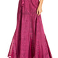 Sakkas Olivia Womens Maxi Bohemian Gypsy Long Skirt With Elastic Waist and Lace