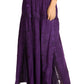Sakkas Olivia Womens Maxi Bohemian Gypsy Long Skirt With Elastic Waist and Lace