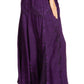Sakkas Olivia Womens Maxi Bohemian Gypsy Long Skirt With Elastic Waist and Lace