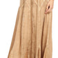 Sakkas Olivia Womens Maxi Bohemian Gypsy Long Skirt With Elastic Waist and Lace