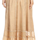 Sakkas Shamim Boho Maxi Long Skirt with Sheer Textured Panels W/ Smocked Waistband
