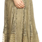 Sakkas Monola Long Tall Lace Embroidered Paneled Adjustable Waist Flare Skirt