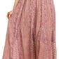 Sakkas Monola Long Tall Lace Embroidered Paneled Adjustable Waist Flare Skirt